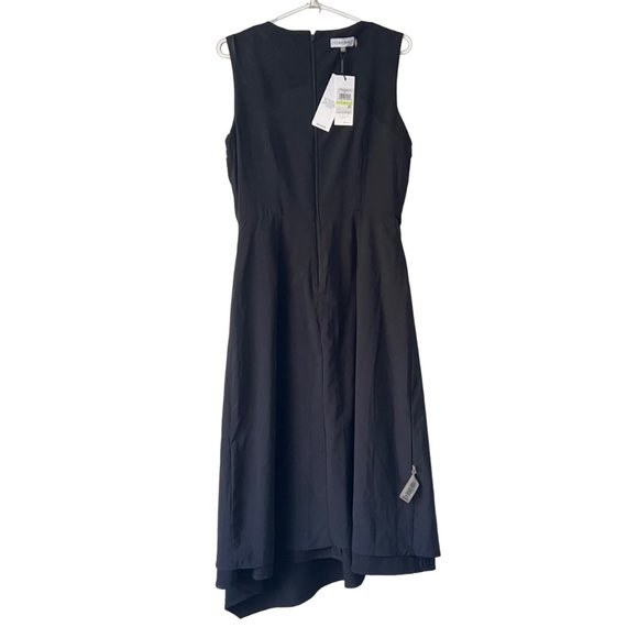 NEW Calvin Klein Sleeveless Asymmetric Fit & Flare Dress, Size 4 - Picture 9 of 16